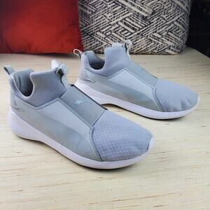 PUMA | Rebel Mid | Light Grey | Womens Cross Trainer Slip On Sneaker | Size 8